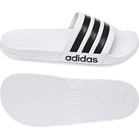 adidas badelatschen schwarz weiß|adidas aqua slides kaufen.